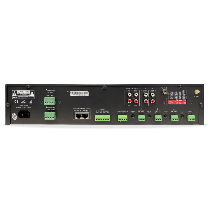 4-zone matrix preamplifier amplifiers