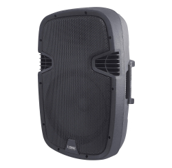 130 W powered speaker with 2 UHF microphones and USB / SD / MP3 / BLUETOOTH