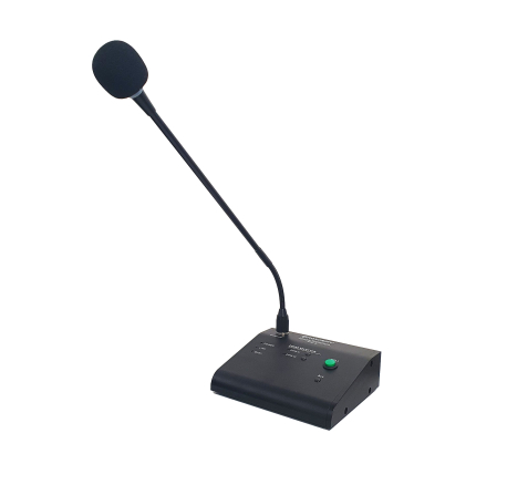 Pupitre microphone d'appel 2 Zones pour amplificateurs AM-2 series