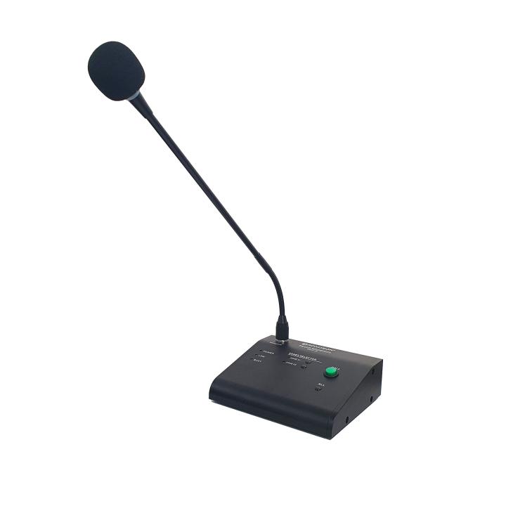 Pupitre microphone d'appel 2 Zones pour amplificateurs AM-2 series
