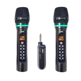 LA-MICDUO Double micro HF avec récepteur Bluetooth indépendant