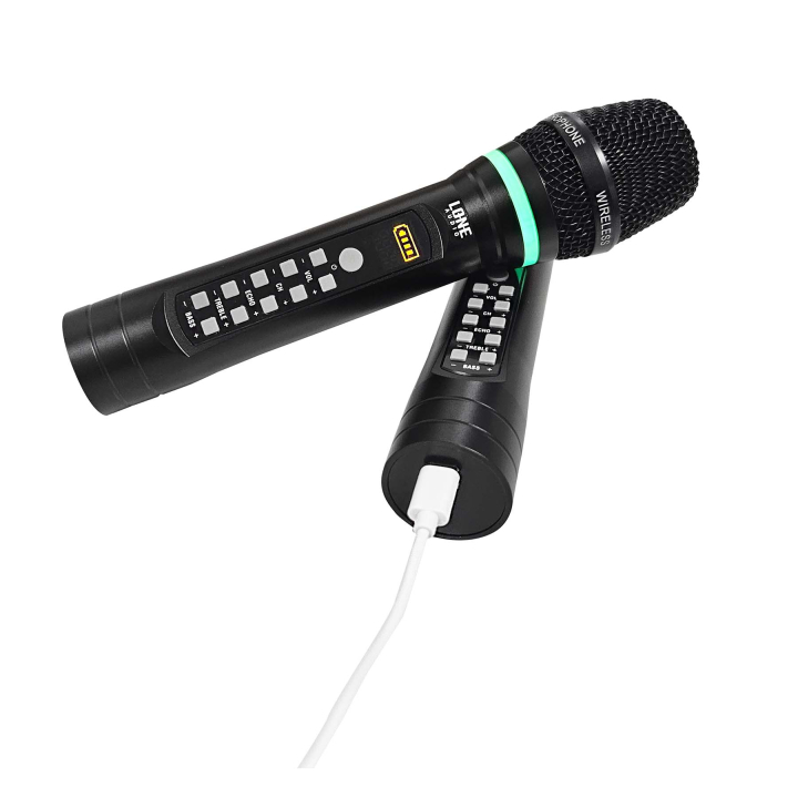 Wireless microphone stand