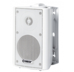 Compact 2-way white speaker systems