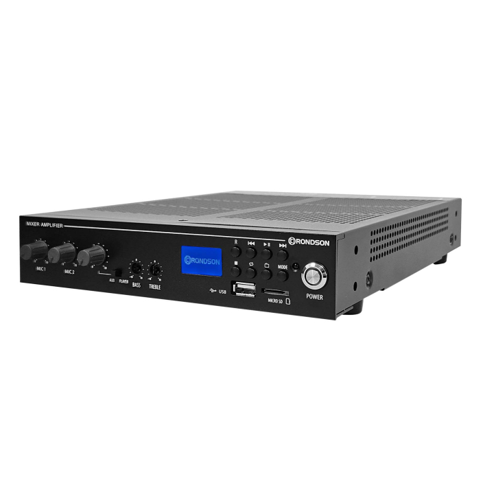 Amplifier preamplifier 120 W bluetooth