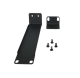 2U brackets for 19" rack mounting compatible with amplifier series AM N