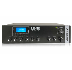 Amplificatore da 60W a 100V con lettore WiFi e Bluetooth