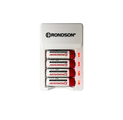 Charger for 4 rechargeable batteries