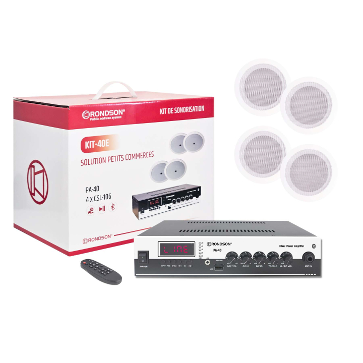 KIT-40E - kit de sonorisation tout-en-un