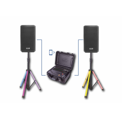 Pack de sonorisation portable 400W - Pack avec table de mixage et enceintes