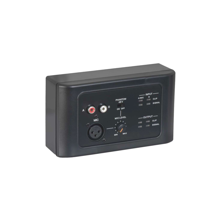 Wall-mounted source and volume selection board (MATRIX)