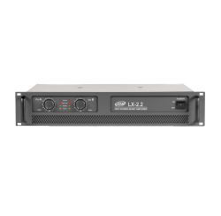 Professional stereo amplifier 2 x 360 W in low impedance 8Ω