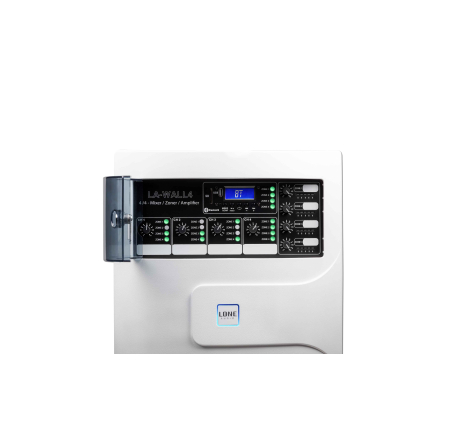LA-WALL4 - Amplificateur mural multimédia 4 x 150W Class AB - Face avant zoom