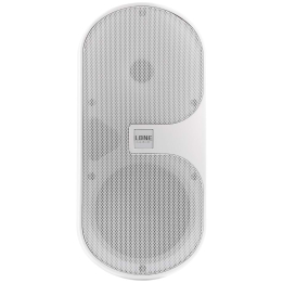 LA-WMS5 Paire d'enceintes murales 2 voies 80W blanche - Face avant