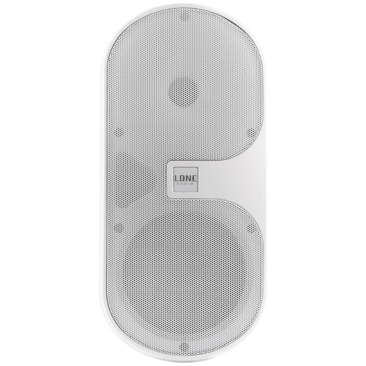 LA-WMS5 Paire d'enceintes murales 2 voies 80W blanche - Face avant