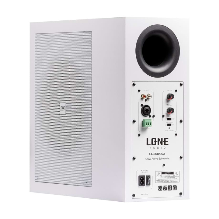 LA-SUB120A Caisson subwoofer actif class D de 120W - Côté
