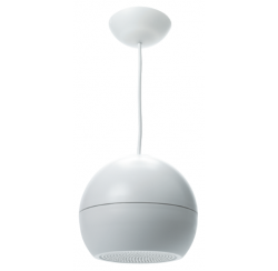 OD-305B Enceintes sphériques suspendues 30W en 100V blanche