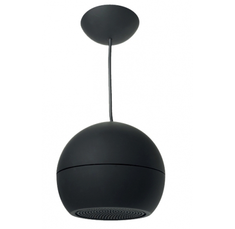 OD-305N Enceintes sphériques suspendues 30W en 100V noire