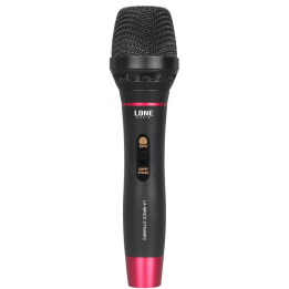 LA-MBLACK - Microphone à main filaire noir