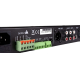 AM-240D Amplificateur mélangeur multimédia 240W en 100V - 19" 1U - Face arrière inclinée