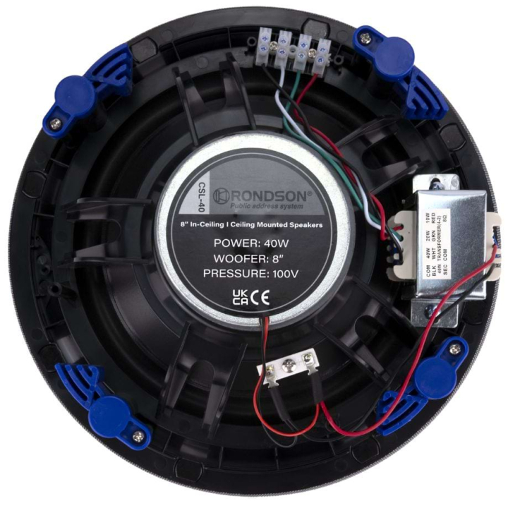 CSL-40 Haut-parleur plafond encastrable 40W - Face arrière