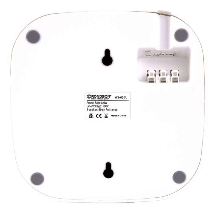6 W wall/ceiling speaker
