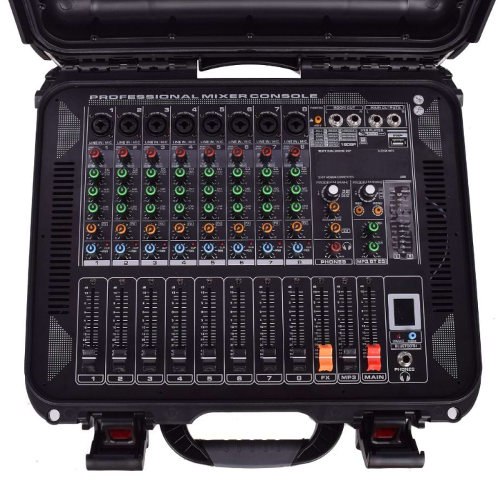 Kit Sono400 - Table de mixage amplifiée LA-MIX8AM - Dessus