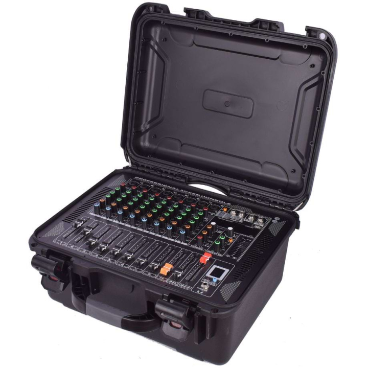 Kit Sono400 - Table de mixage amplifiée LA-MIX8AM - Face