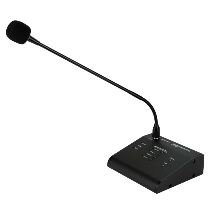 AMX-4A - Pupitre microphone d'appel 4 Zones - Entier