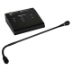 AMX-4A - Pupitre microphone d'appel 4 Zones - Bloc et micro