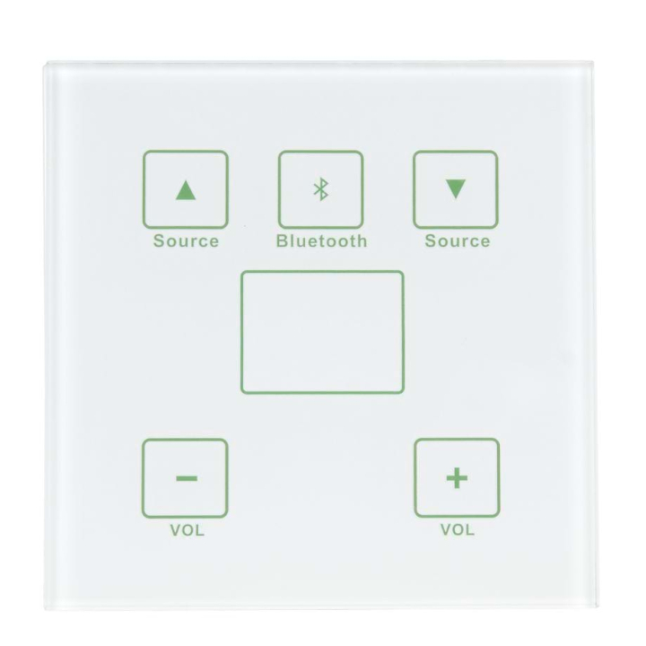 AMX 4B - Platine murale de sélection sources - Face avant