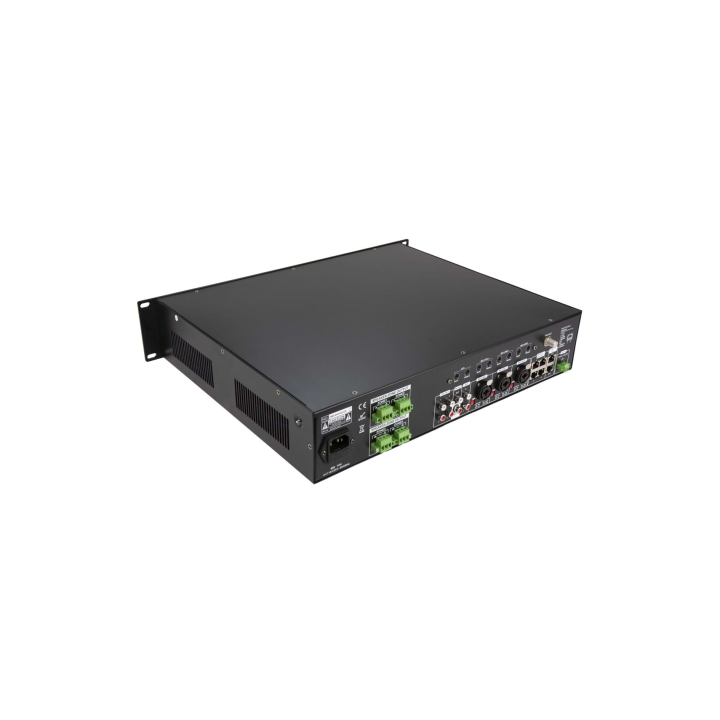 4x500W 4-zone mixing amplifier with multimedia player