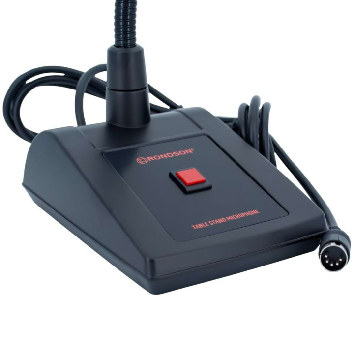 	PA 100D - Microphone dynamique avec Din 5 broches symétrique - Socle