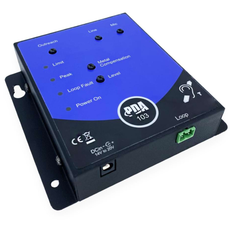 PDA 103R - Kit boucle à induction petite salle 50 m2 - Face avant