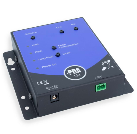 PDA103C - boucle à induction magnétique de comptoir - Face avant