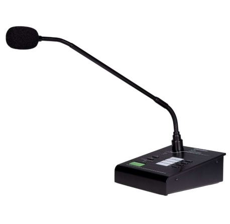 Microphone pupitre d'appel 4 zones pour serie MX-404 - Micro