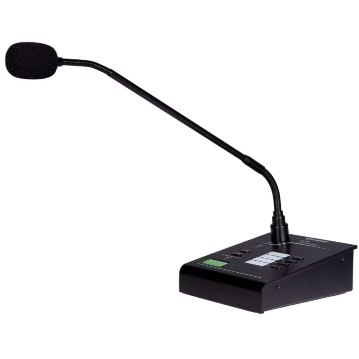 Microphone pupitre d'appel 4 zones pour serie MX-404 - Micro