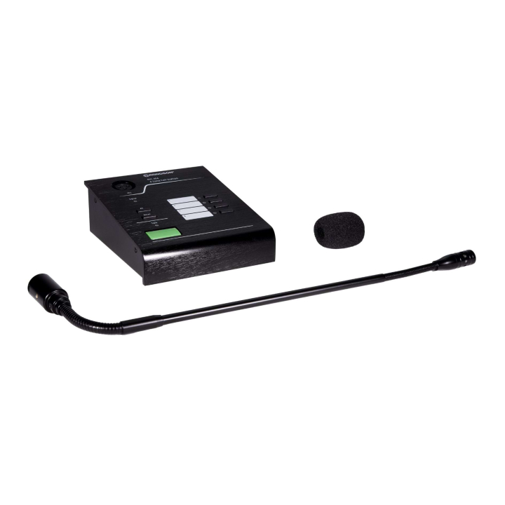 Microphone pupitre d'appel 4 zones pour serie MX-404 - Micro et boitier