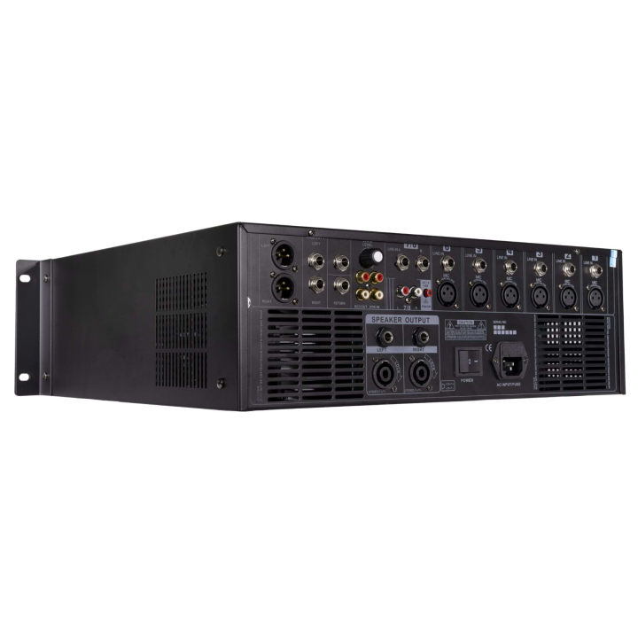 3U rack-mountable multimedia mixer