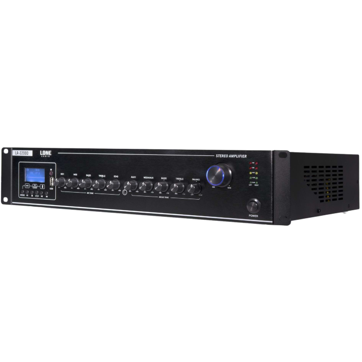 Amplificateur mélangeur class D stéréo 2 x 120W en 4 ohms