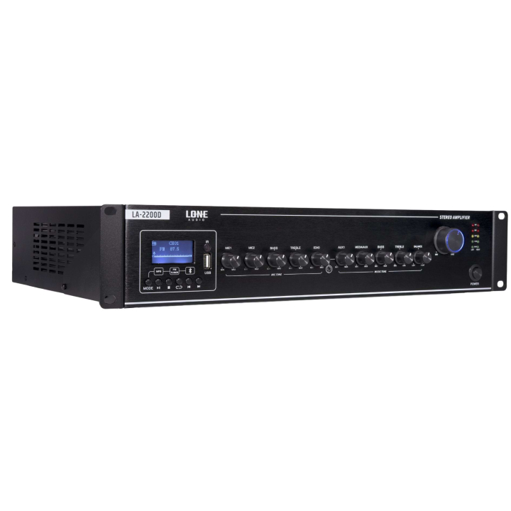 Amplificateur mélangeur class D stéréo 2 x 120W en 4 ohms