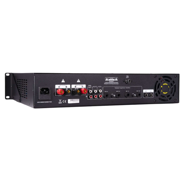 Amplificateur mélangeur class D stéréo 2 x 120W en 4 ohms