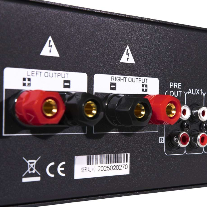 Amplificateur mélangeur class D stéréo 2 x 120W en 4 ohms