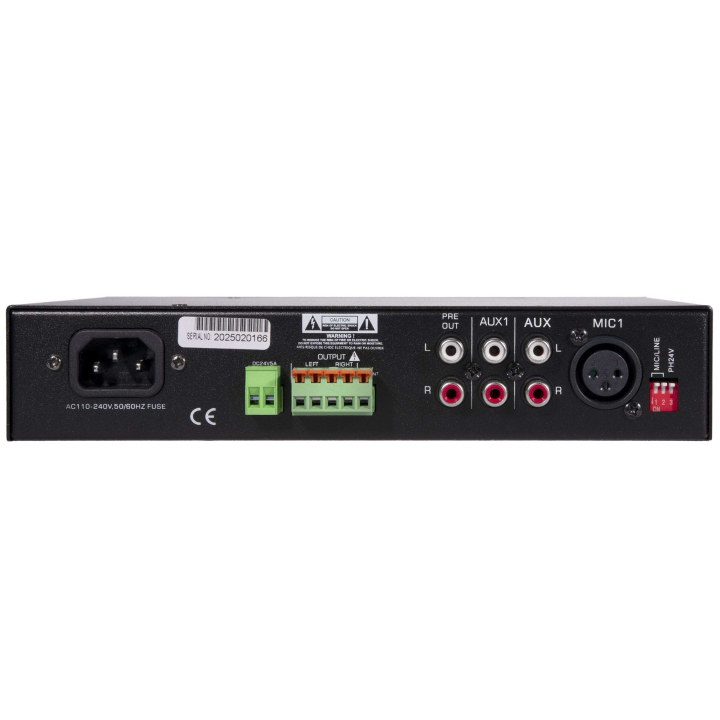 240W low impedance stereo amplifier