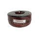 100m reel of 2 x 0.75 mm transparent speaker cable