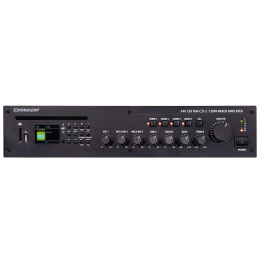 AM 120 RM-CD-2 - Ampli préamplificateurs 100V de 4 zones avec DC 24V - face avant