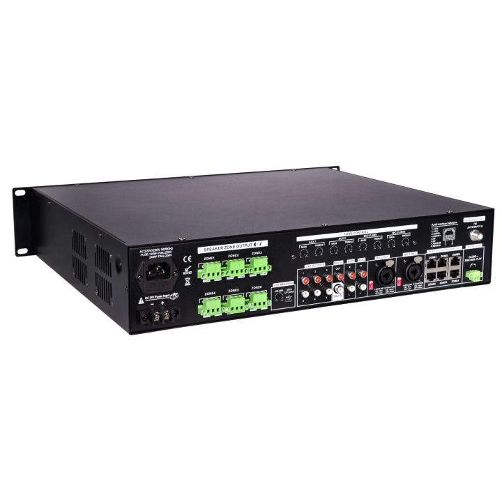 AMX-6240 - Amplificateur-matriciel 6 x 120 W RMS - Face arrière droite