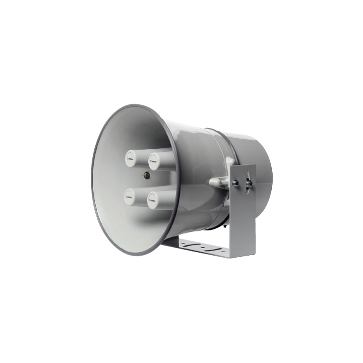 Pavillon circulaire aluminium gris clair - 4 trompes