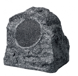 30W outdoor speaker in grey rock shape
