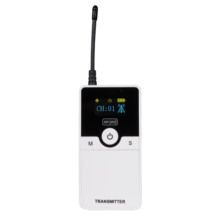 Pack radioguide WT-200 con valigia di ricarica 1 trasmettitore e 11 ricevitori
