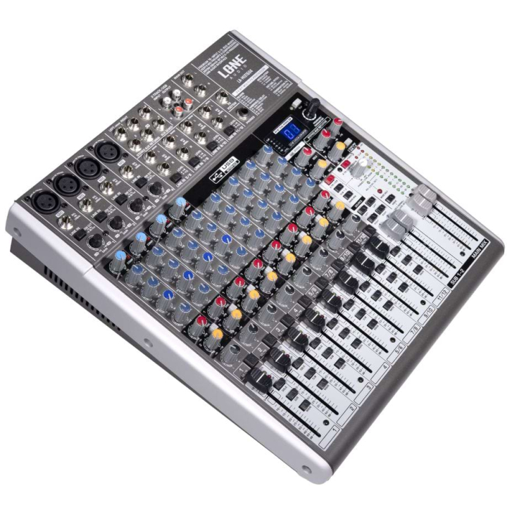 12 channel multimedia mixer